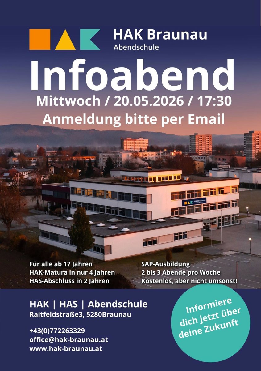 Infoabend der Abendschule